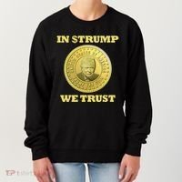 In $Trump We Trust Meme Coin Women's Sweatshirt thumb 0