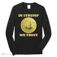 In $Trump We Trust Meme Coin Long Sleeve Shirt thumb 0