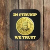 In $Trump We Trust Meme Coin Coaster thumb 0