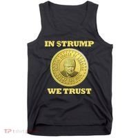 In $Trump We Trust Meme Coin Tank Top thumb 0