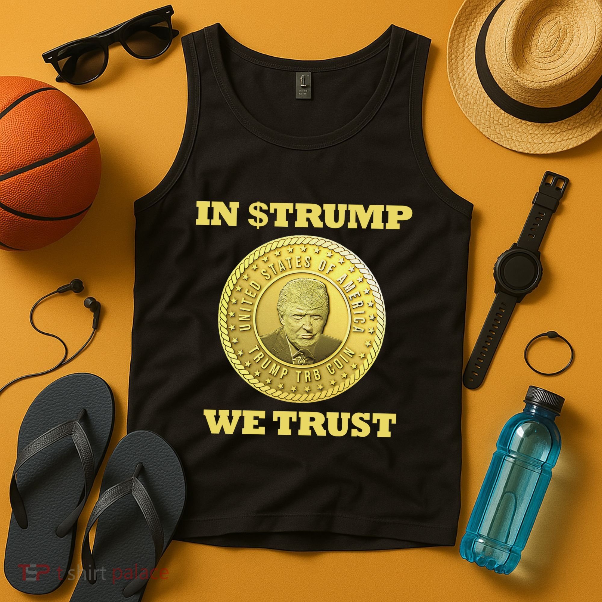 In $Trump We Trust Meme Coin Tank Top