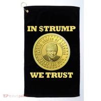 In $Trump We Trust Meme Coin Golf Towel thumb 0