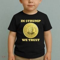In $Trump We Trust Meme Coin Toddler T-Shirt thumb 2