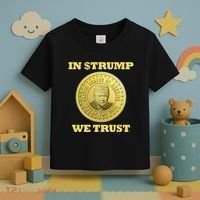 In $Trump We Trust Meme Coin Toddler T-Shirt thumb 3