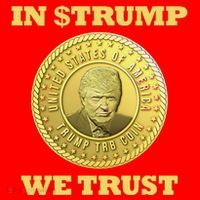 In $Trump We Trust Meme Coin Santa Hat thumb 1