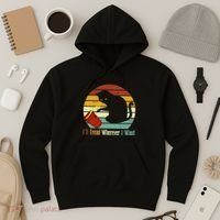 ILl Tread Wherever I Want Funny Cat Lover Hoodie thumb 3