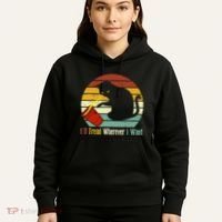 ILl Tread Wherever I Want Funny Cat Lover Hoodie thumb 5