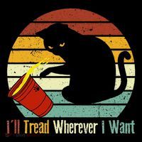 ILl Tread Wherever I Want Funny Cat Lover Coffee Mug thumb 5