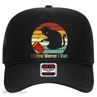 ILl Tread Wherever I Want Funny Cat Lover Hat thumb 0