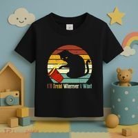 ILl Tread Wherever I Want Funny Cat Lover Toddler T-Shirt thumb 3