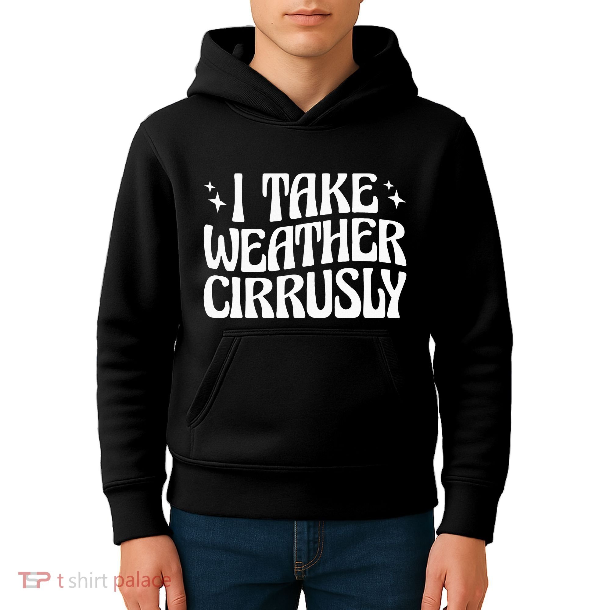 I Take Weather Cirrusly Meteorology Meteorologist Kids Hoodie