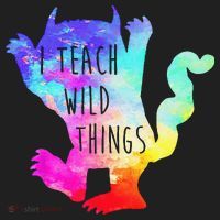 I Teach Wild Things Monster Funny Halloween Gifts Women's Sweatshirt thumb 2