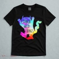 I Teach Wild Things Monster Funny Halloween Gifts T-Shirt thumb 5