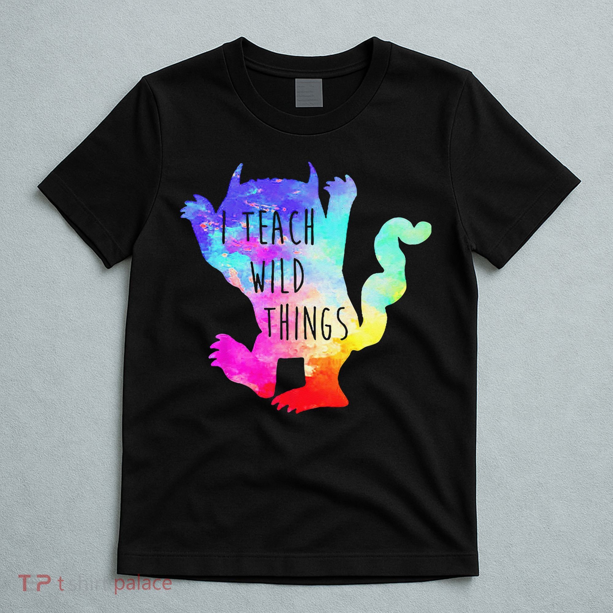 I Teach Wild Things Monster Funny Halloween Gifts T-Shirt