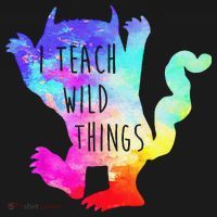 I Teach Wild Things Monster Funny Halloween Gifts Baby Bodysuit thumb 2