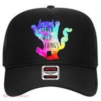 I Teach Wild Things Monster Funny Halloween Gifts Hat thumb 0