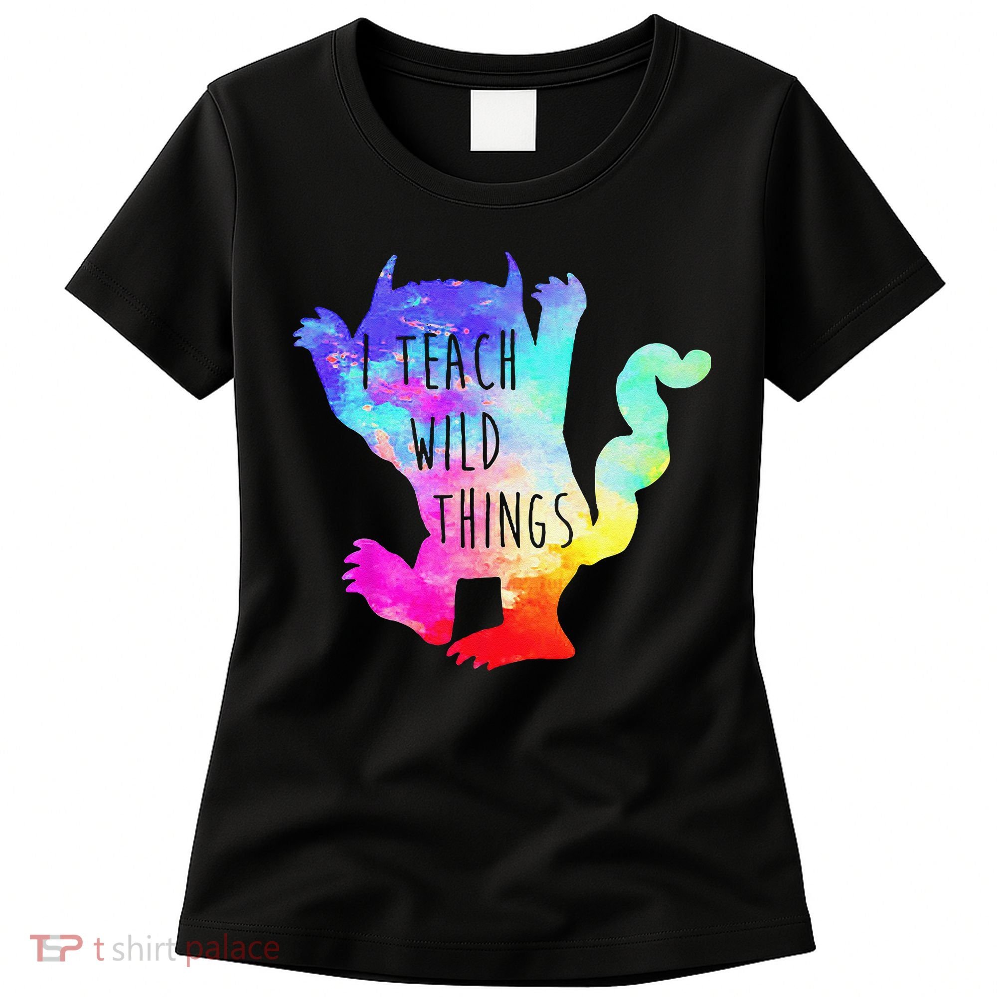 I Teach Wild Things Monster Funny Halloween Gifts Women's T-Shirt