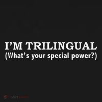 IM Trilingual WhatS Your Special Power Linguistics Mousepad thumb 1