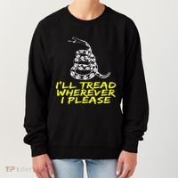ILl Tread Wherever I Please Rattlesnake Women's Sweatshirt thumb 0