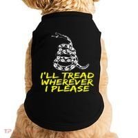 ILl Tread Wherever I Please Rattlesnake Doggie Tank thumb 0