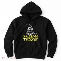 ILl Tread Wherever I Please Rattlesnake Hoodie thumb 0