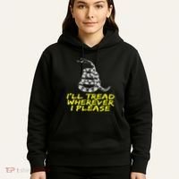 ILl Tread Wherever I Please Rattlesnake Hoodie thumb 5