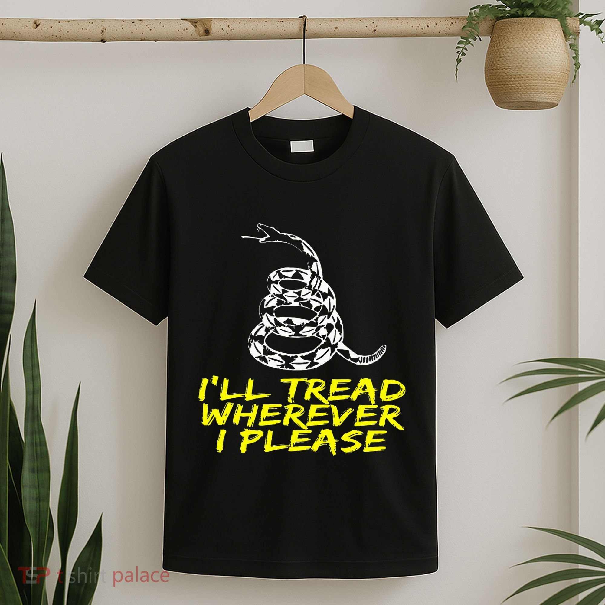 ILl Tread Wherever I Please Rattlesnake T-Shirt