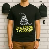 ILl Tread Wherever I Please Rattlesnake T-Shirt thumb 6