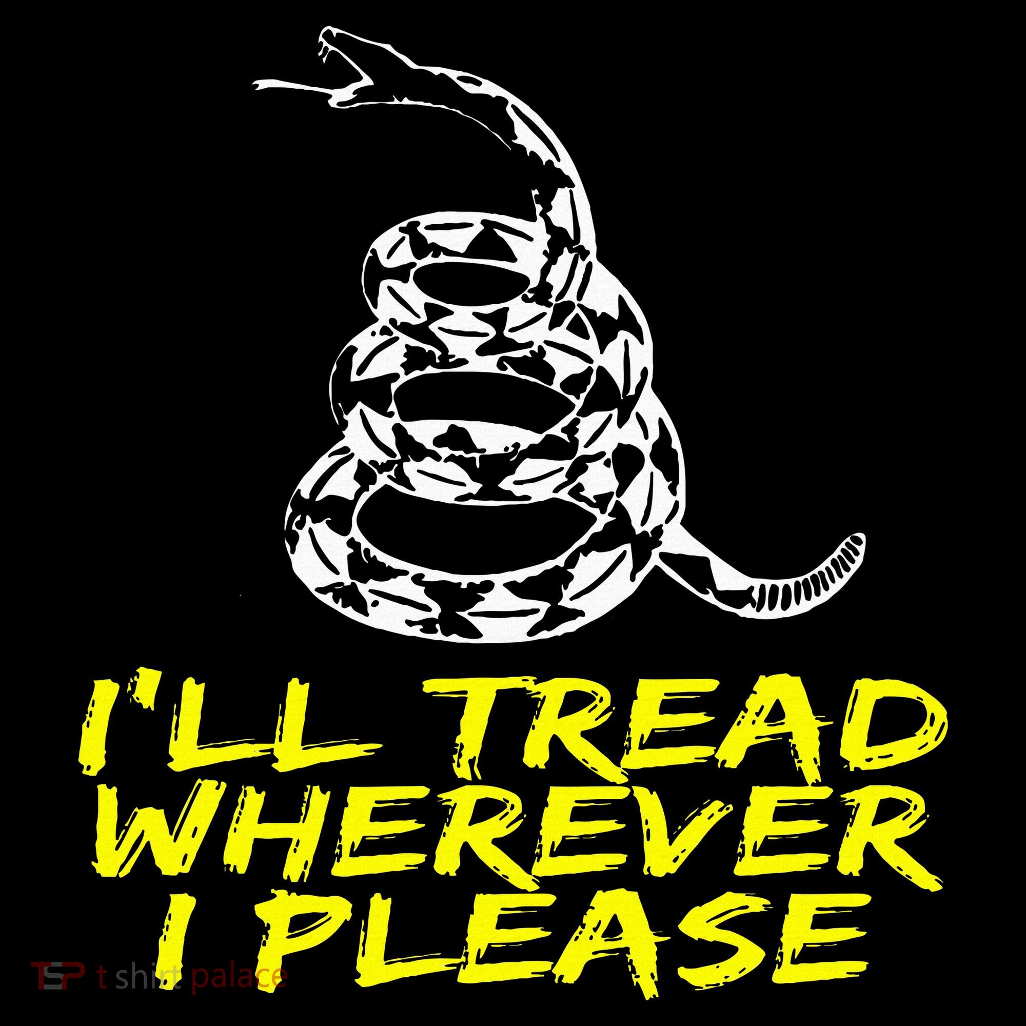 ILl Tread Wherever I Please Rattlesnake Women's Hoodie