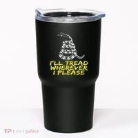 ILl Tread Wherever I Please Rattlesnake Tumbler thumb 0