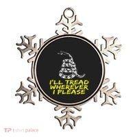 ILl Tread Wherever I Please Rattlesnake Ornament thumb 0