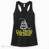 ILl Tread Wherever I Please Rattlesnake Women's Tank Top thumb 0