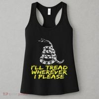 ILl Tread Wherever I Please Rattlesnake Women's Tank Top thumb 3