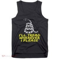 ILl Tread Wherever I Please Rattlesnake Tank Top thumb 0