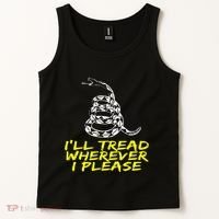 ILl Tread Wherever I Please Rattlesnake Tank Top thumb 2