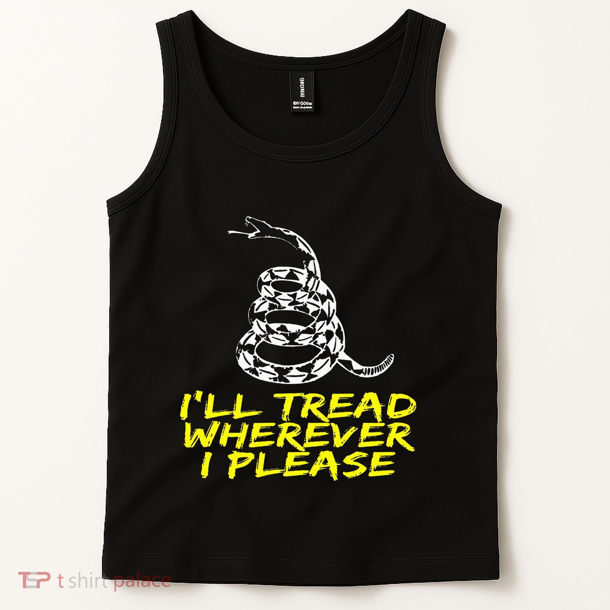 ILl Tread Wherever I Please Rattlesnake Tank Top