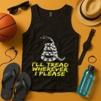 ILl Tread Wherever I Please Rattlesnake Tank Top thumb 4