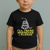 ILl Tread Wherever I Please Rattlesnake Toddler T-Shirt thumb 2