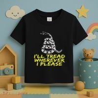 ILl Tread Wherever I Please Rattlesnake Toddler T-Shirt thumb 3