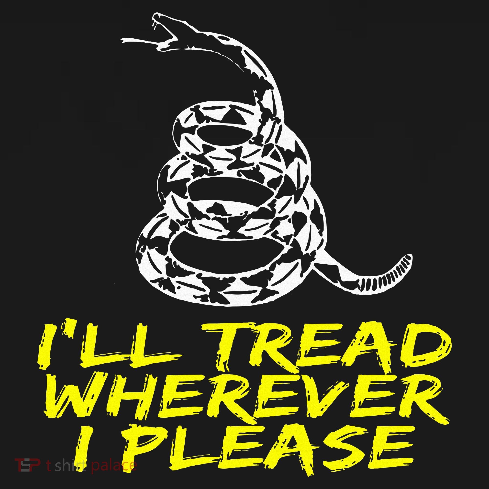 ILl Tread Wherever I Please Rattlesnake Visor