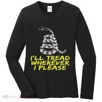 ILl Tread Wherever I Please Rattlesnake Women's Long Sleeve Shirt thumb 0