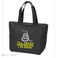 ILl Tread Wherever I Please Rattlesnake Tote Bag thumb 3