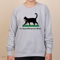 ILl Tread Wherever I Want Women's Sweatshirt thumb 0