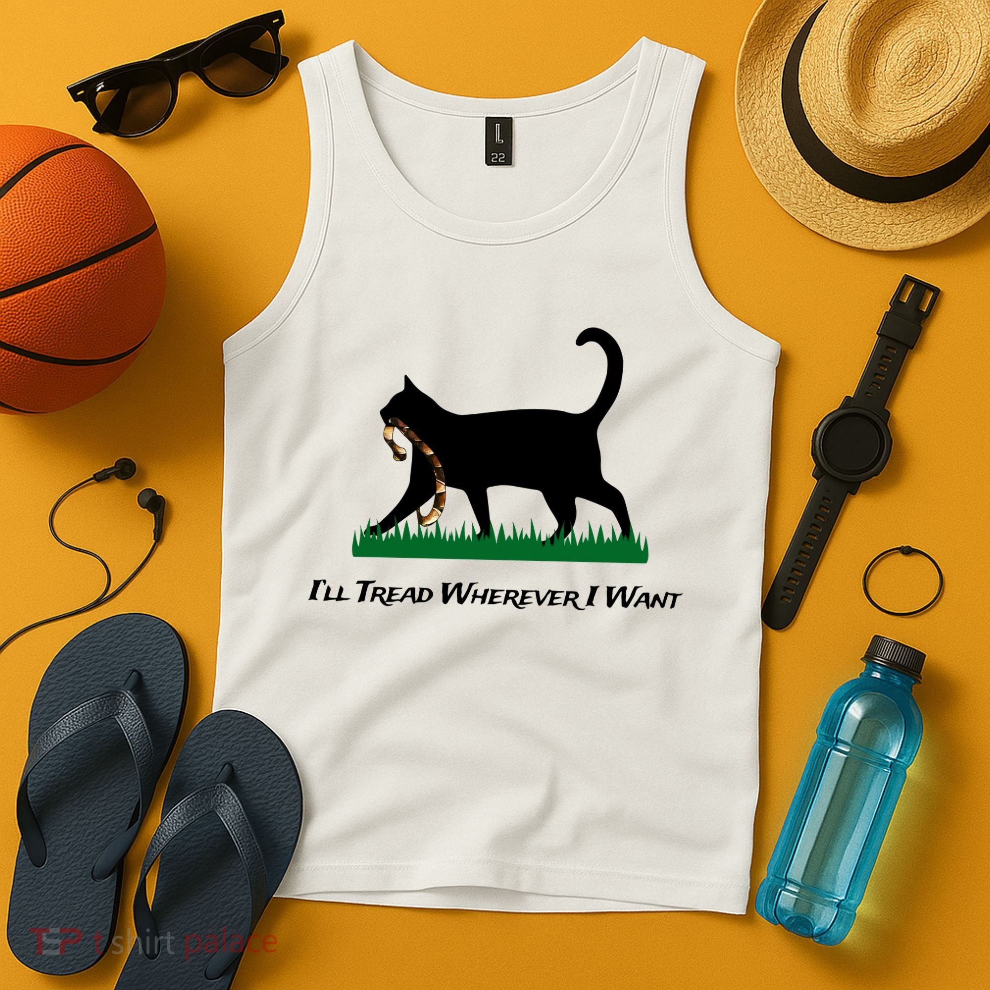 ILl Tread Wherever I Want Tank Top