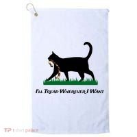 ILl Tread Wherever I Want Golf Towel thumb 0