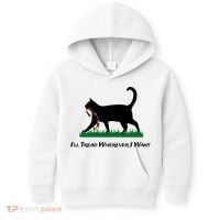 ILl Tread Wherever I Want Kids Hoodie thumb 0