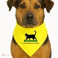 ILl Tread Wherever I Want USA-Made Doggie Bandana thumb 1