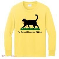 ILl Tread Wherever I Want Kids Long Sleeve Shirt thumb 0