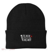 I Teach With All Your Heart Beanie thumb 0