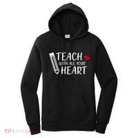 I Teach With All Your Heart Women's Hoodie thumb 0